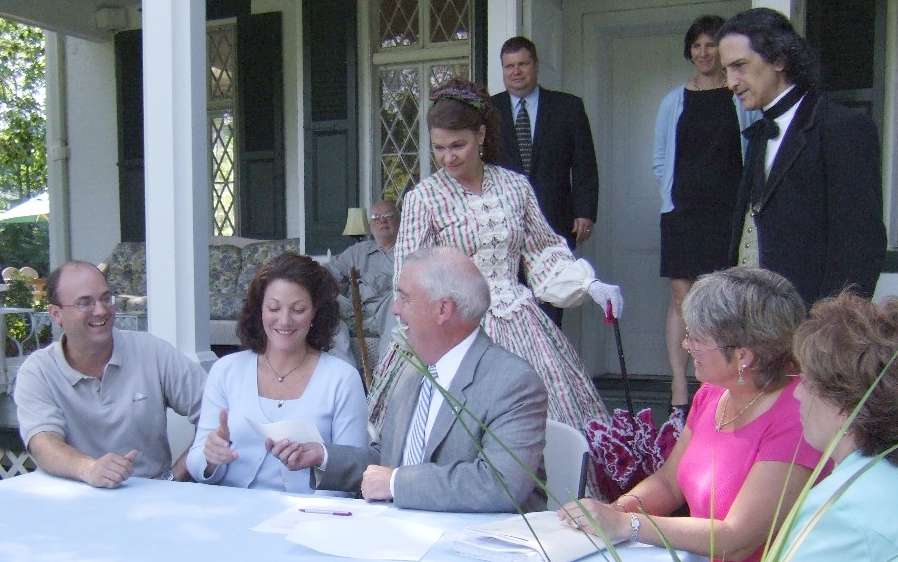 The Check Made Them Smile